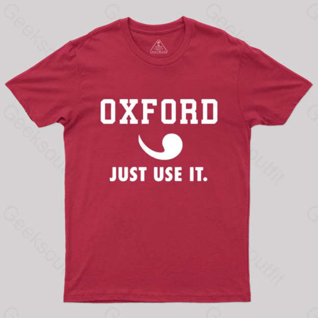 Oxford Comma Sportswear Ii T-Shirt Red / S