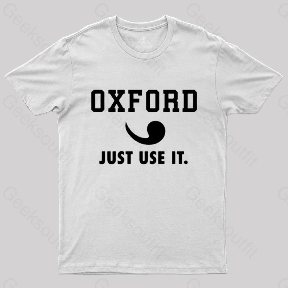 Oxford Comma Sportswear Ii T-Shirt White / S