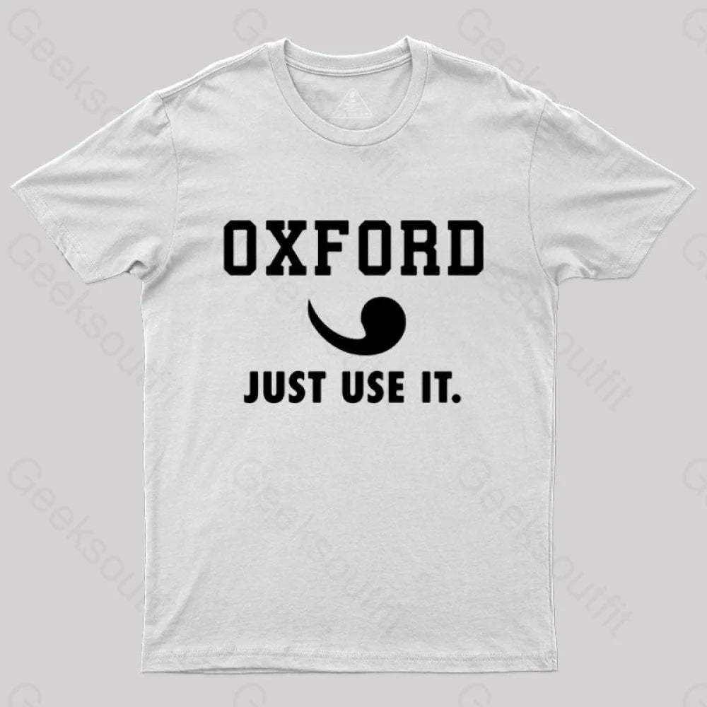 Oxford Comma Sportswear Ii T-Shirt White / S