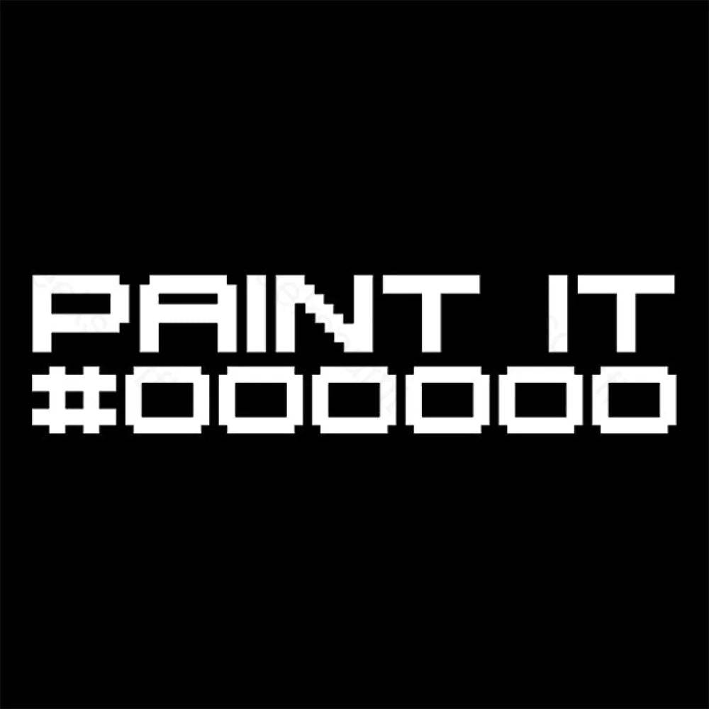 Paint It Black Geek T-Shirt