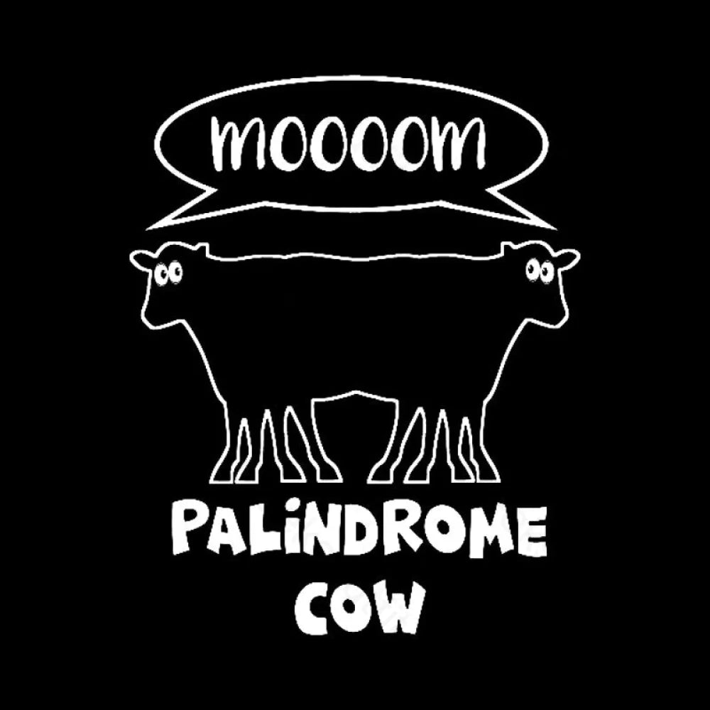 Palindrome Cow Geek T-Shirt