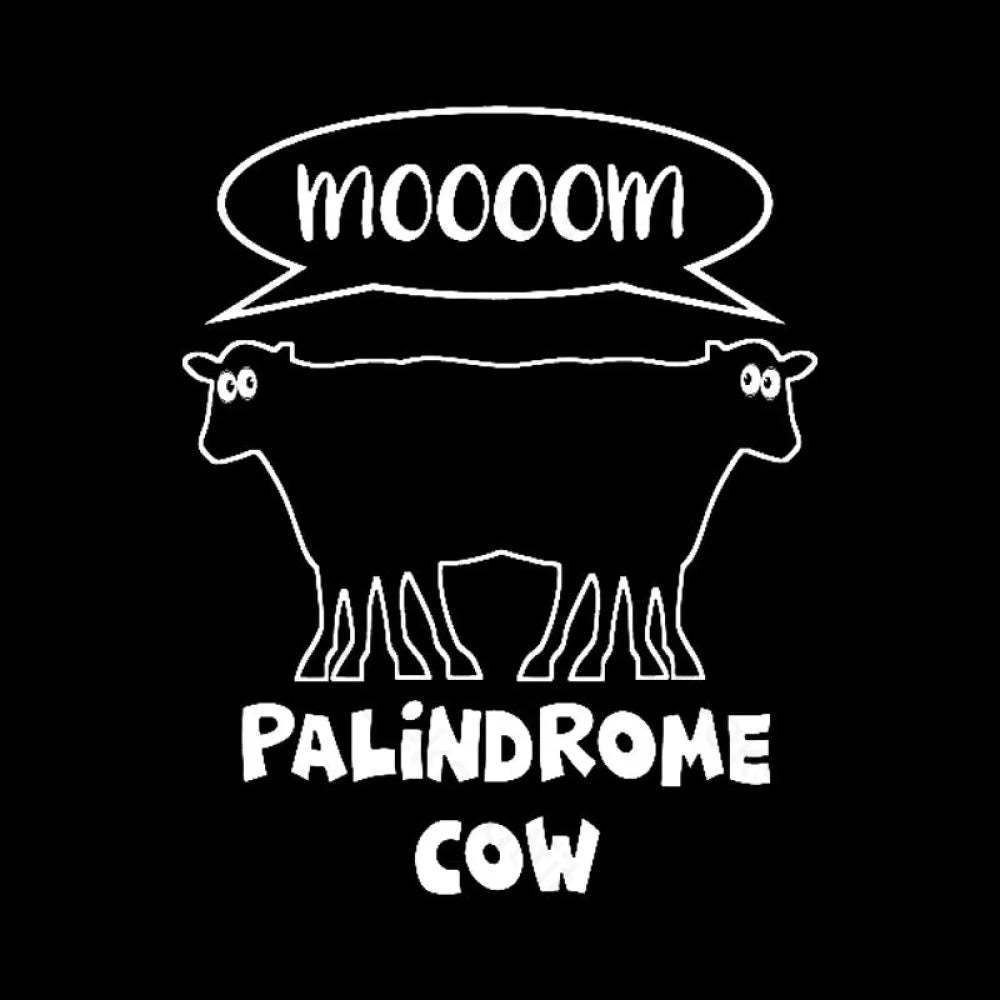 Palindrome Cow Geek T-Shirt