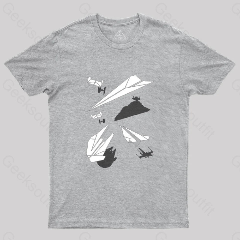 Paper Wars T-Shirt Grey / S