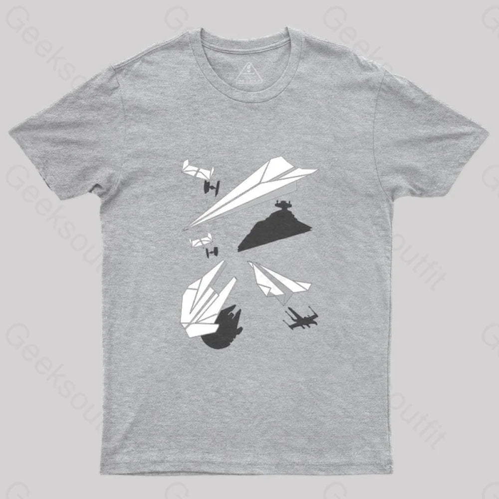 Paper Wars T-Shirt Grey / S