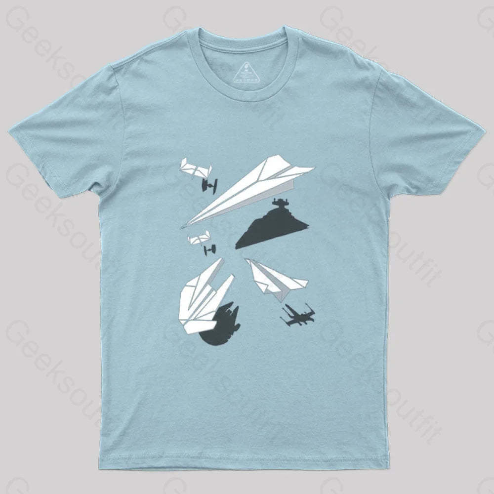 Paper Wars T-Shirt Light Blue / S