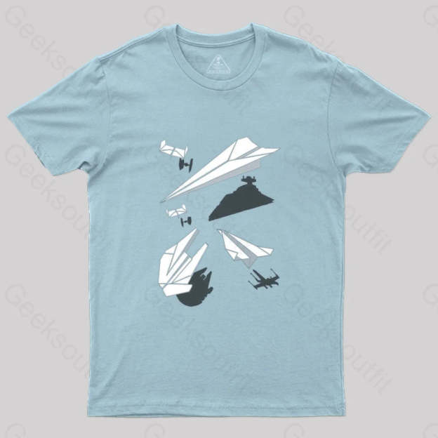 Paper Wars T-Shirt Light Blue / S