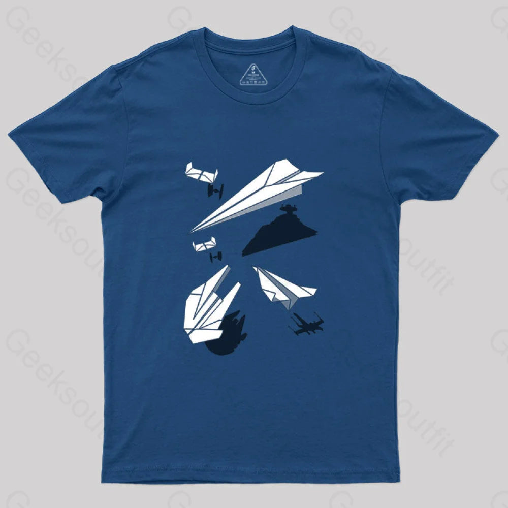 Paper Wars T-Shirt Navy / S