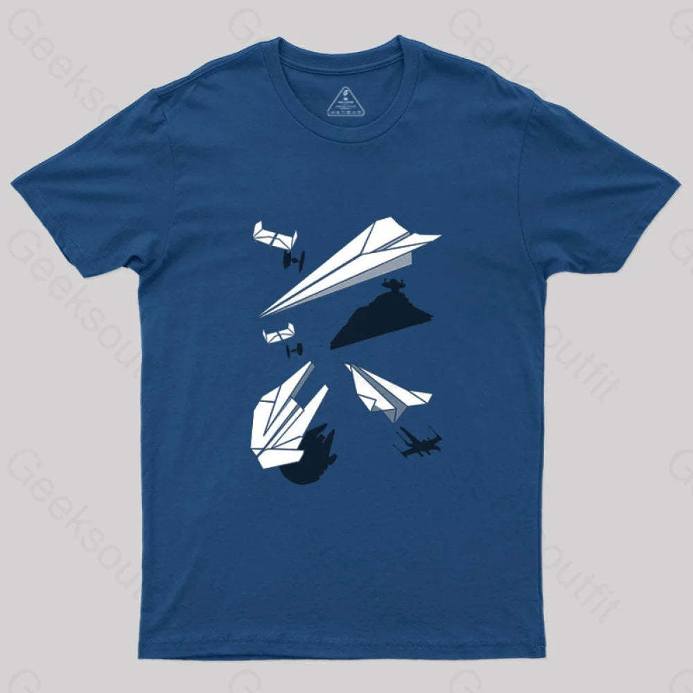 Paper Wars T-Shirt Navy / S