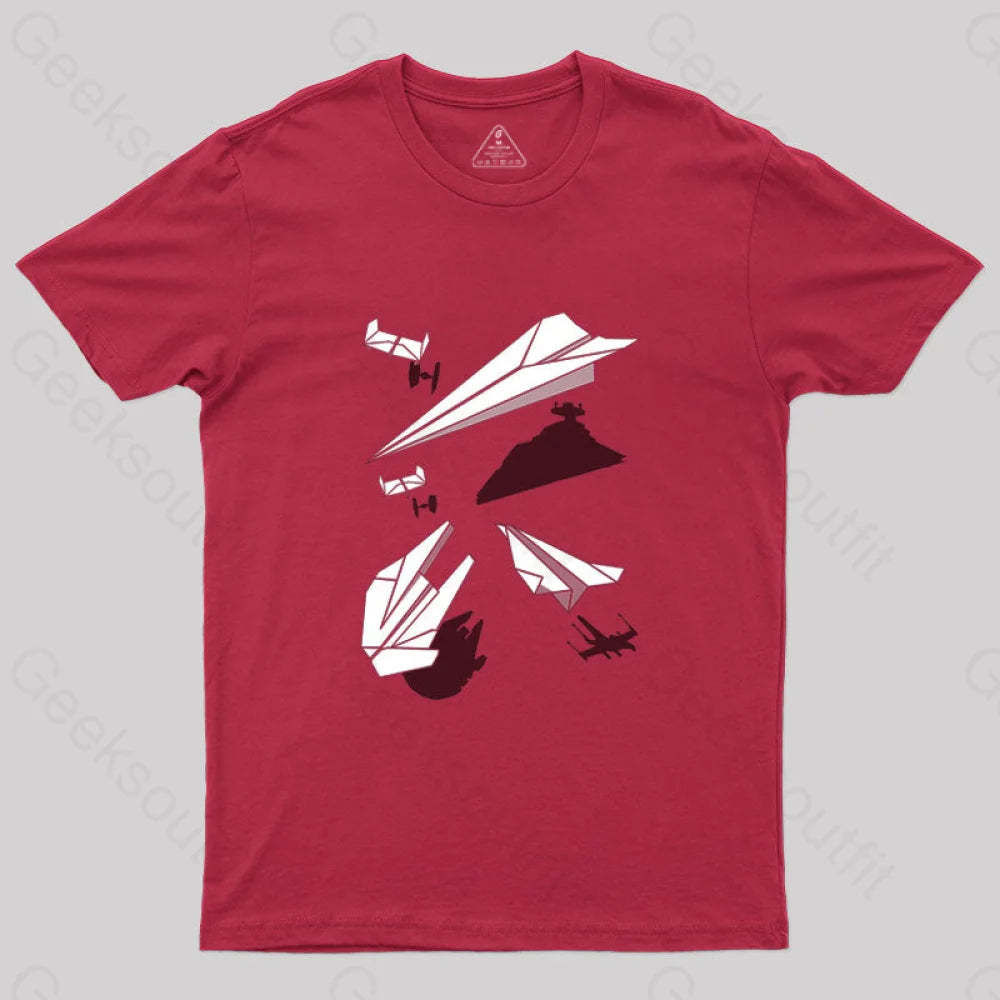 Paper Wars T-Shirt Red / S