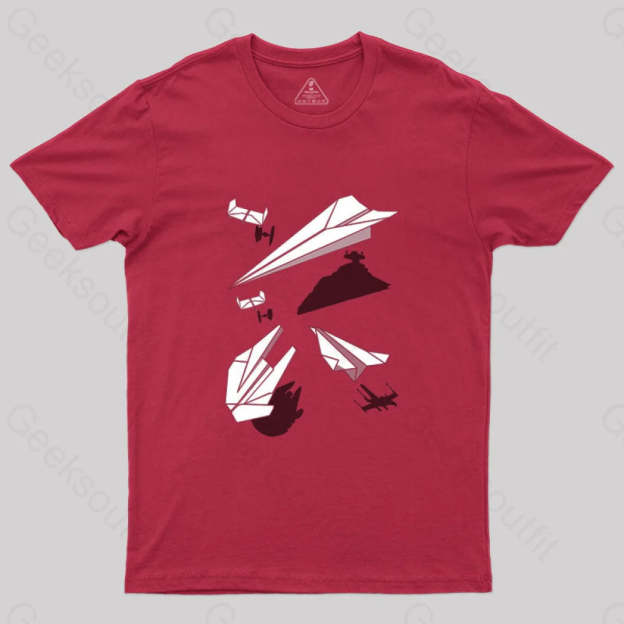 Paper Wars T-Shirt Red / S