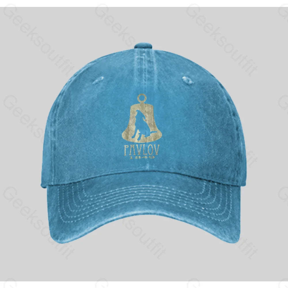 Pavlov¡¯s Dog Washed Vintage Baseball Cap Blue