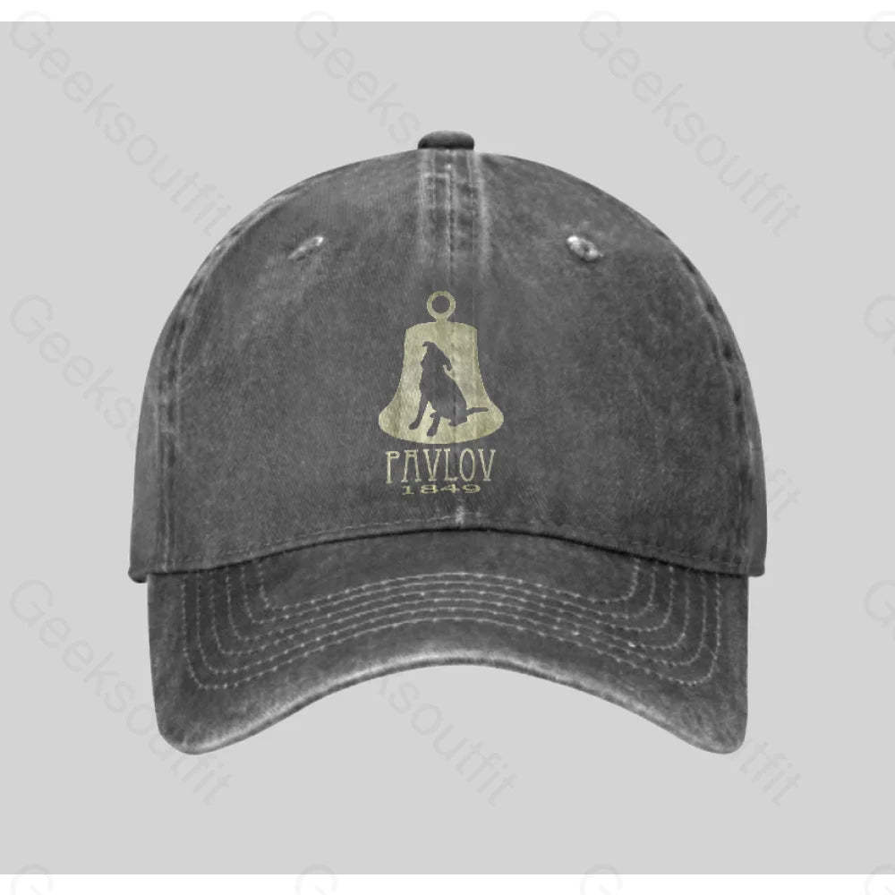 Pavlov¡¯s Dog Washed Vintage Baseball Cap Grey