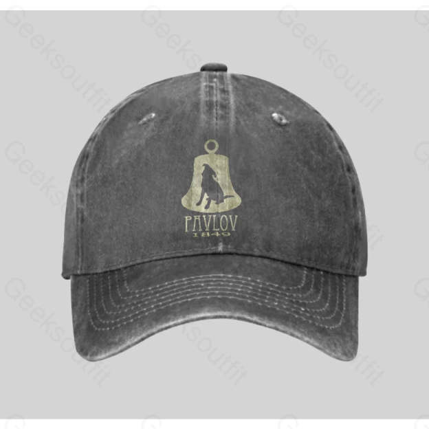 Pavlov¡¯s Dog Washed Vintage Baseball Cap Grey