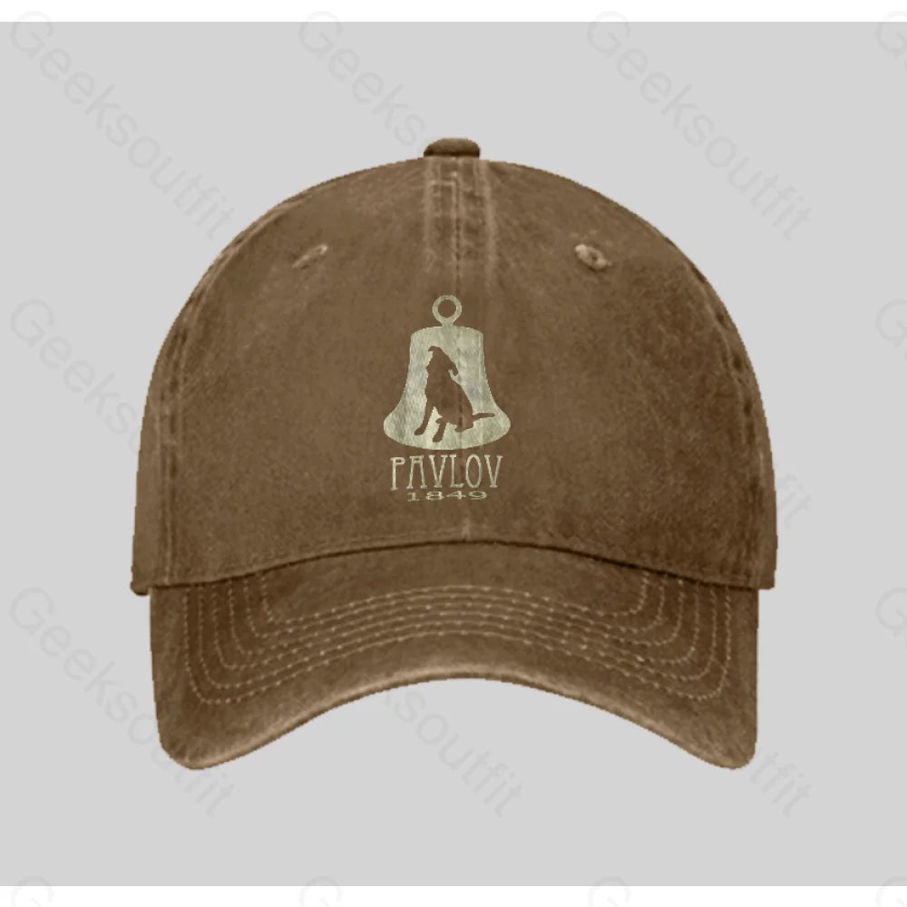 Pavlov¡¯s Dog Washed Vintage Baseball Cap Natural