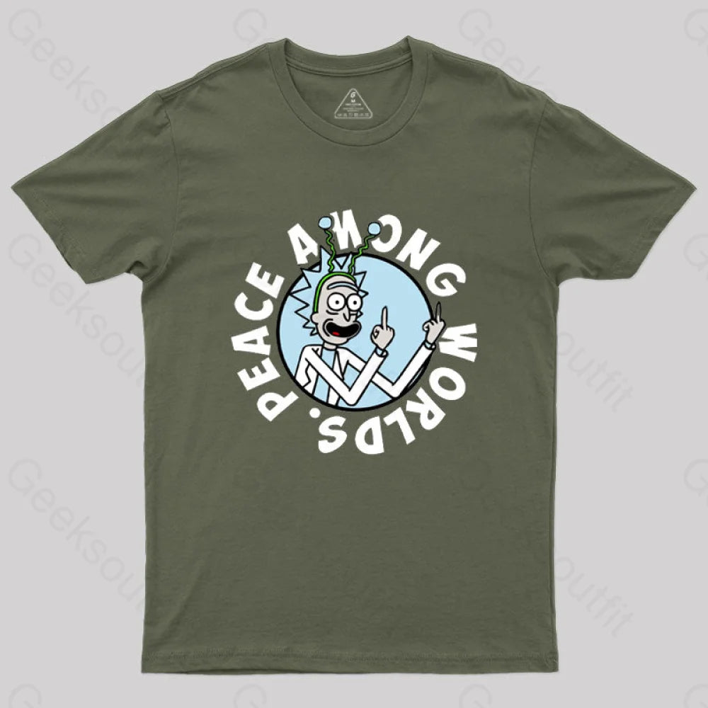 Peace Among Worlds T-Shirt Army Green / S
