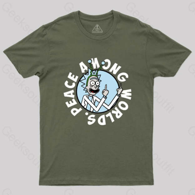 Peace Among Worlds T-Shirt Army Green / S