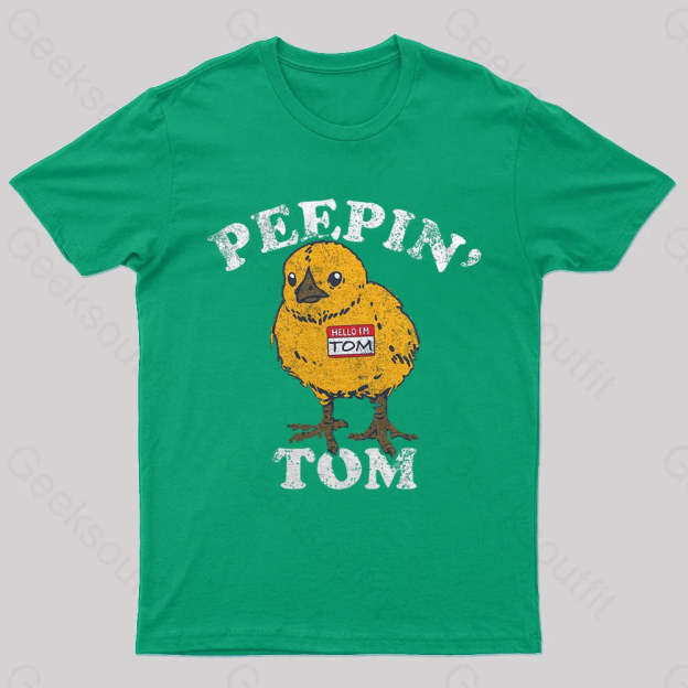 Peepin Tom Nerd T-Shirt Green / S