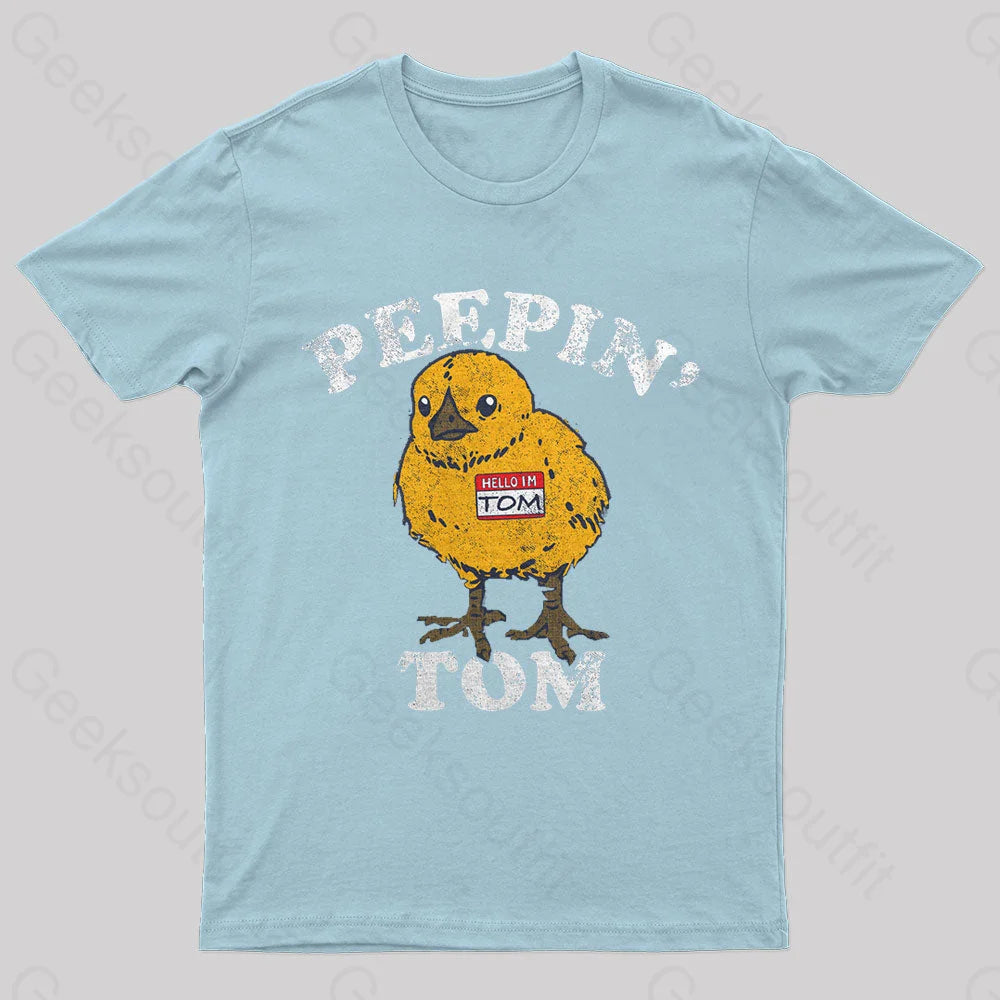 Peepin Tom Nerd T-Shirt Light Blue / S