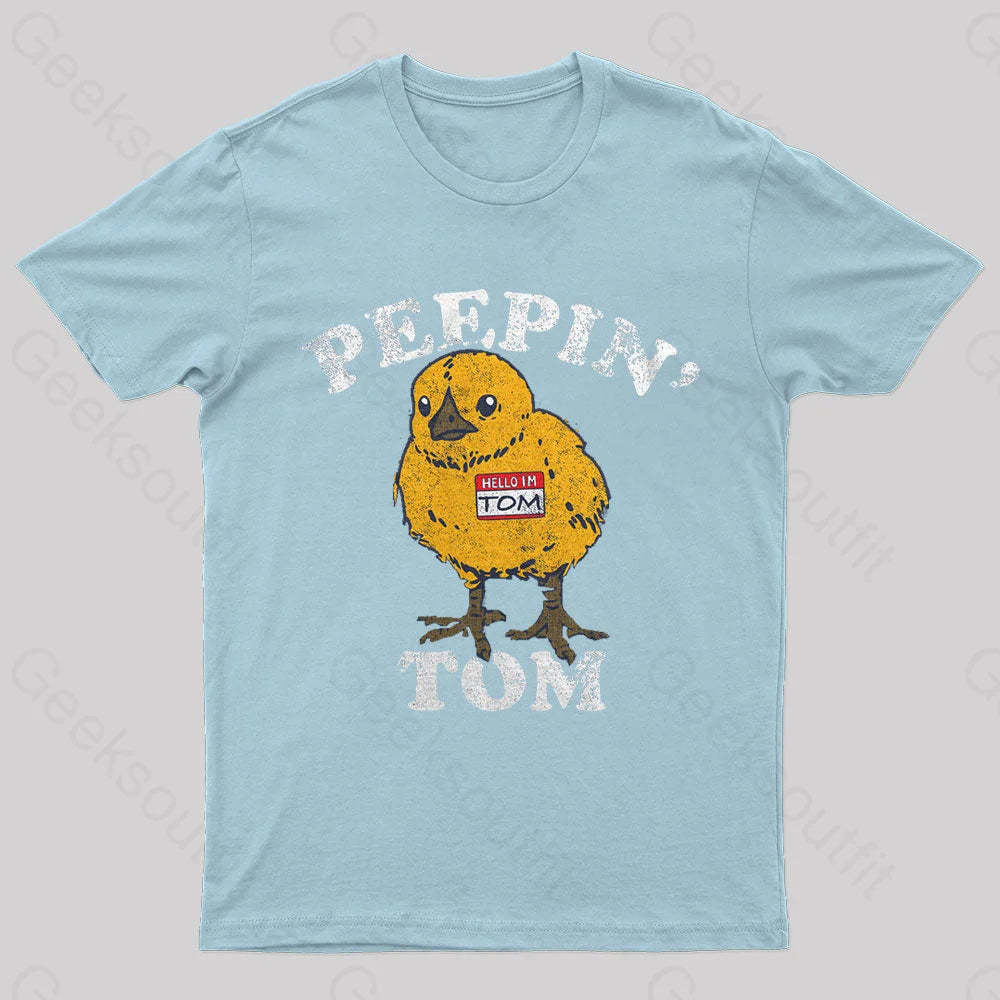 Peepin Tom Nerd T-Shirt Light Blue / S