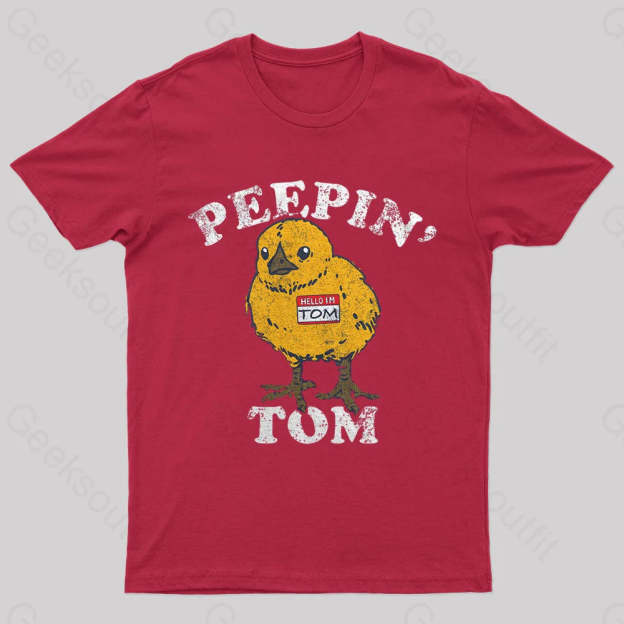Peepin Tom Nerd T-Shirt Red / S
