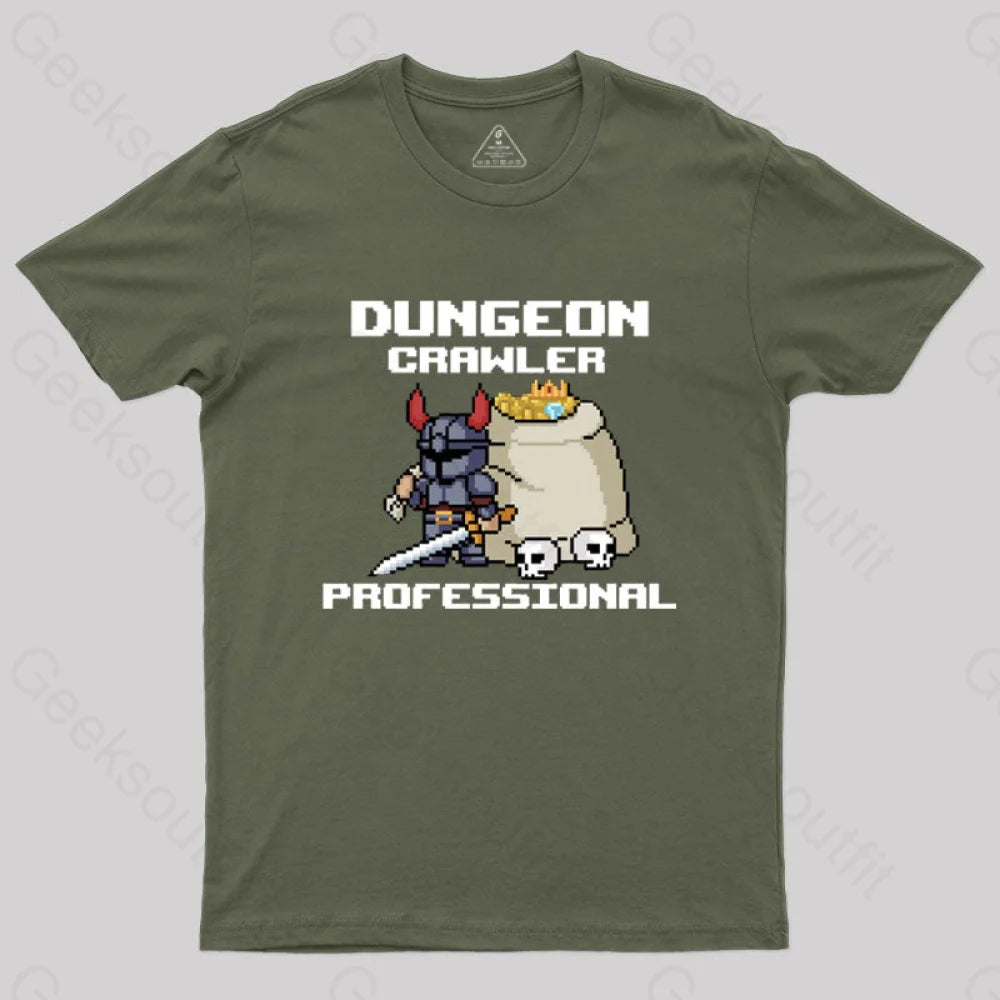 Perfect Dungeon Delver T-Shirt Army Green / S