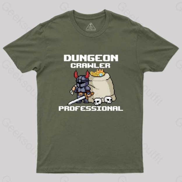 Perfect Dungeon Delver T-Shirt Army Green / S