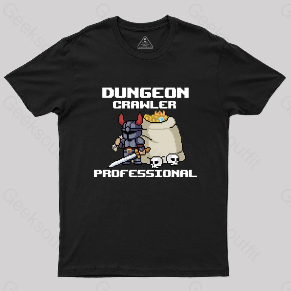 Perfect Dungeon Delver T-Shirt Black / S