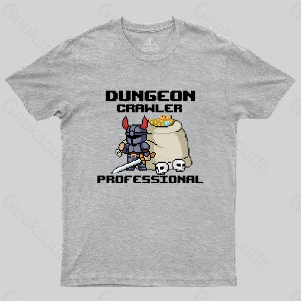 Perfect Dungeon Delver T-Shirt Grey / S