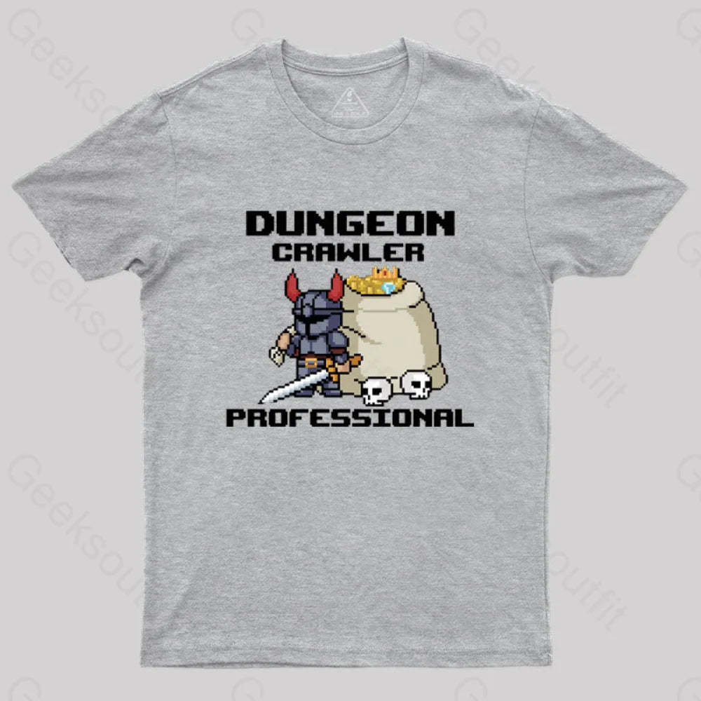 Perfect Dungeon Delver T-Shirt Grey / S