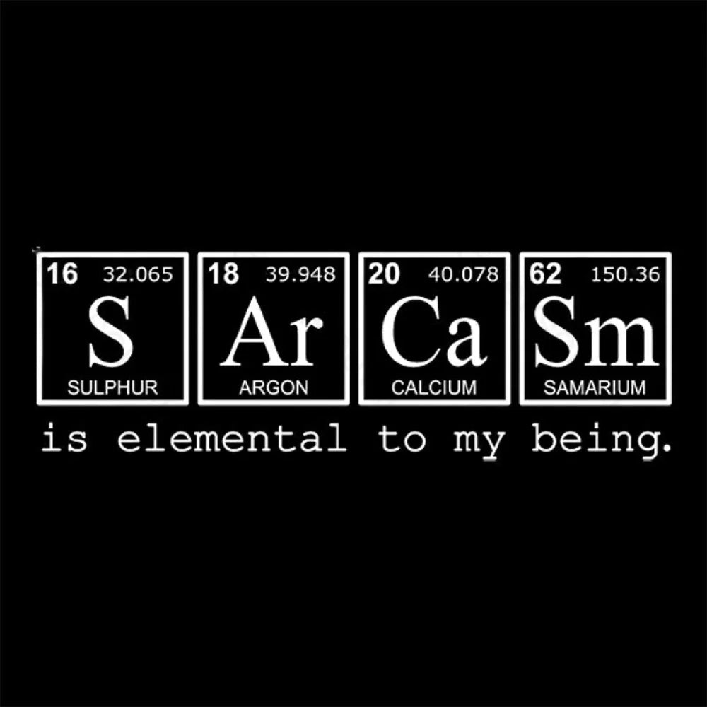 Periodic Sarcasm Nerd T-Shirt
