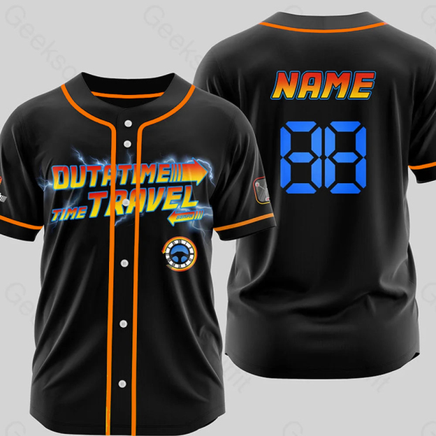 Personalized Back to the Future Baseball Jersey