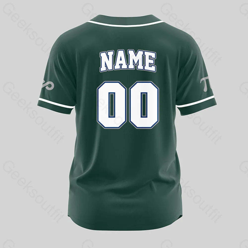 Personalized Math Side Baseball Jersey
