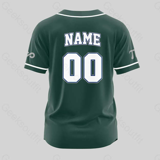 Personalized Math Side Baseball Jersey
