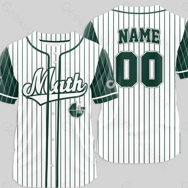 Geeksoutfit Personalized Math Side Baseball Jersey for Sale