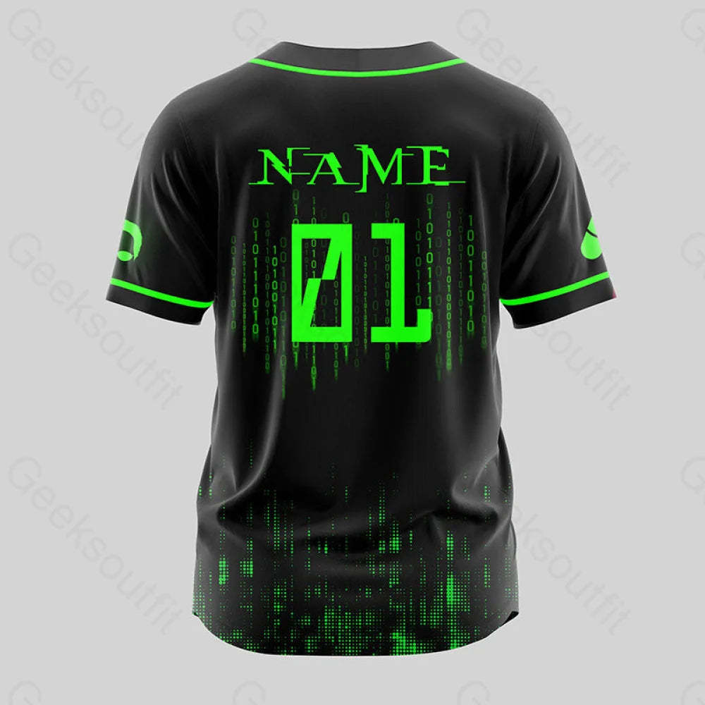 Personalized The Matrix Baseball Jersey