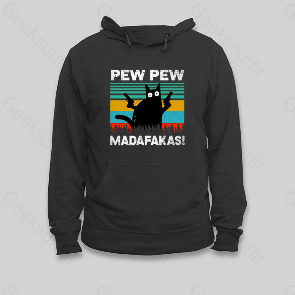 Pew Madafakas Hoodie Black / S