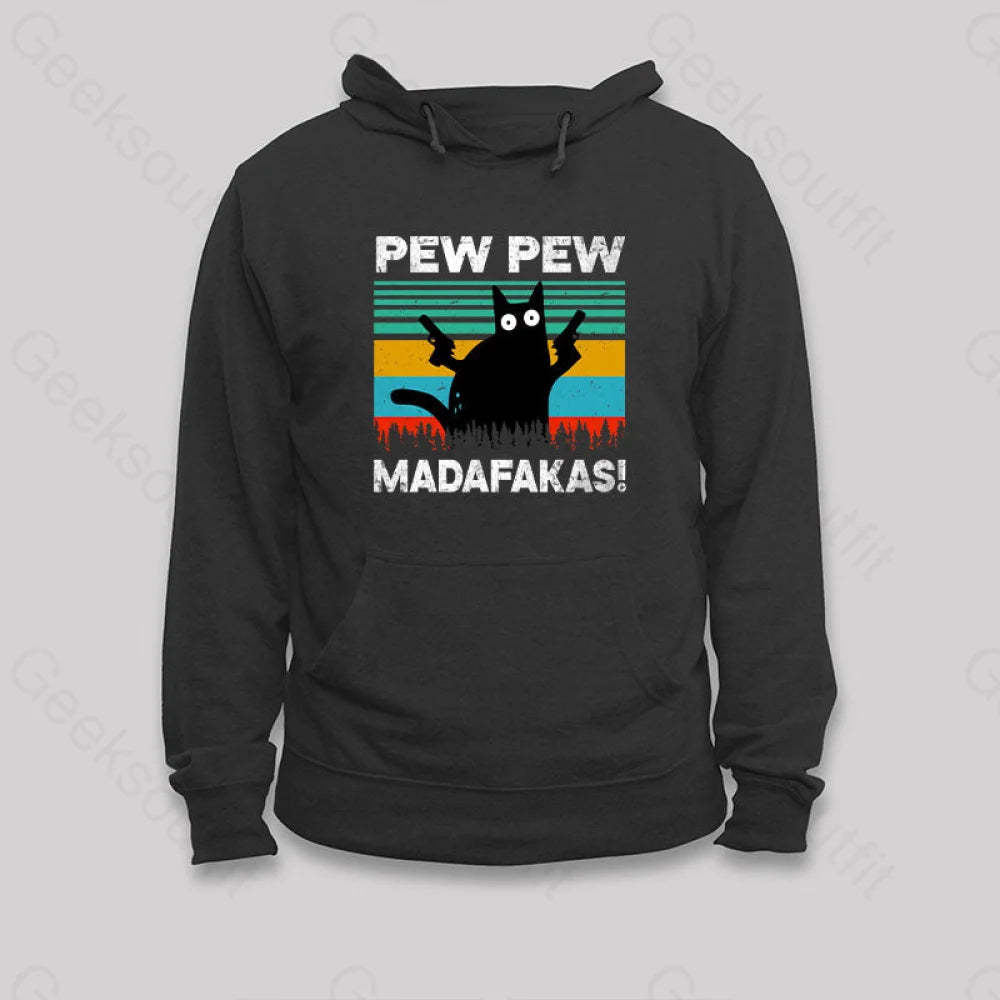 Pew Madafakas Hoodie Black / S