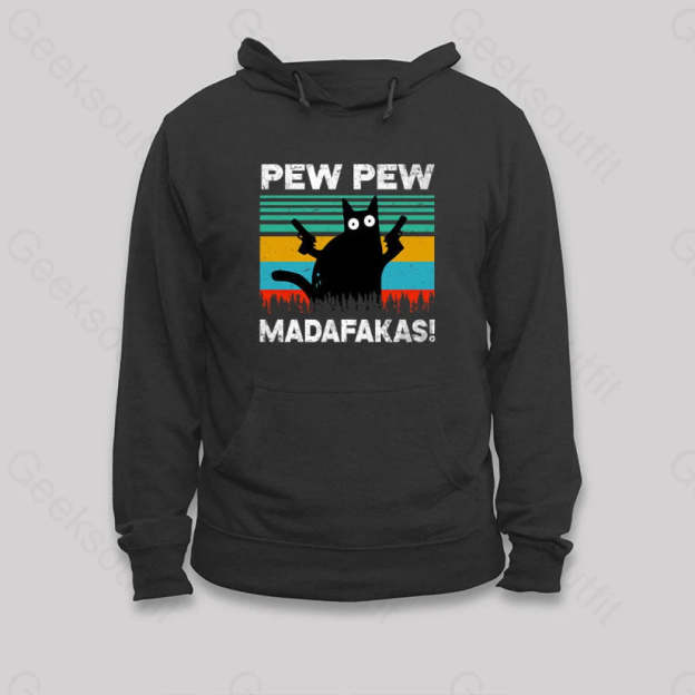 Pew Madafakas Hoodie Black / S