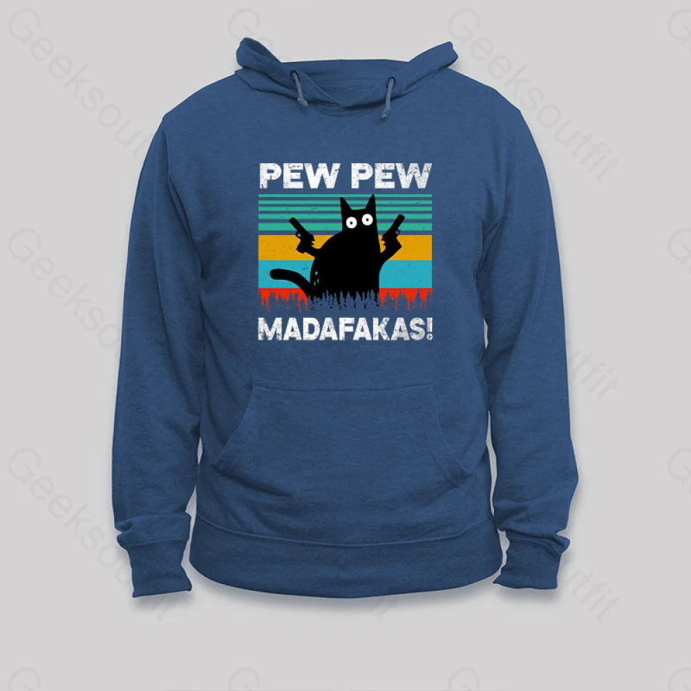 Pew Madafakas Hoodie Dark Blue / S