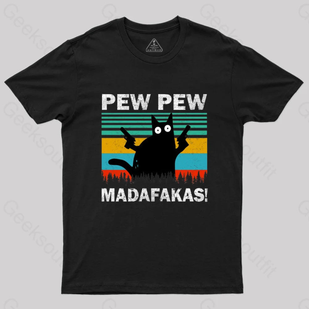 Pew Madafakas T-Shirt Black / S