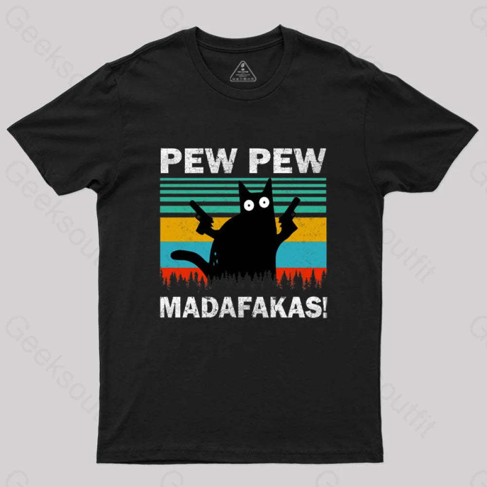 Pew Madafakas T-Shirt Black / S