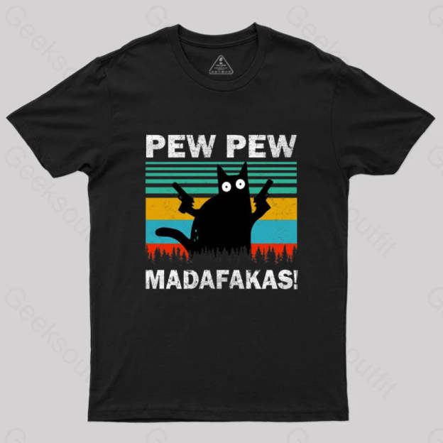 Pew Madafakas T-Shirt Black / S