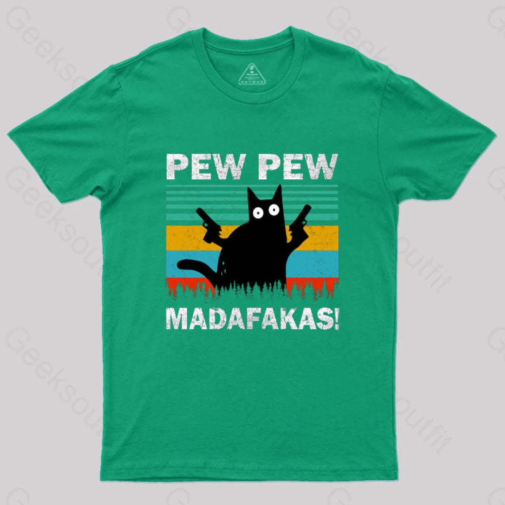 Pew Madafakas T-Shirt Green / S
