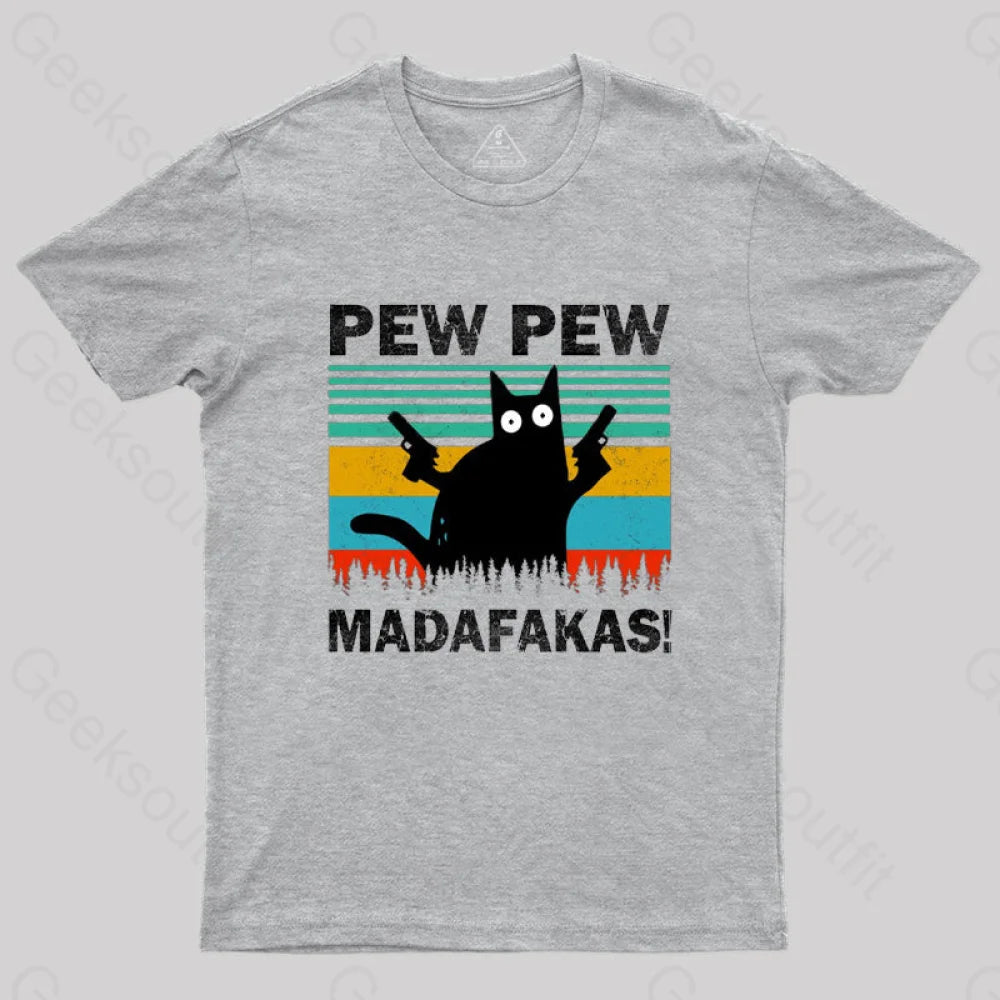 Pew Madafakas T-Shirt Grey / S
