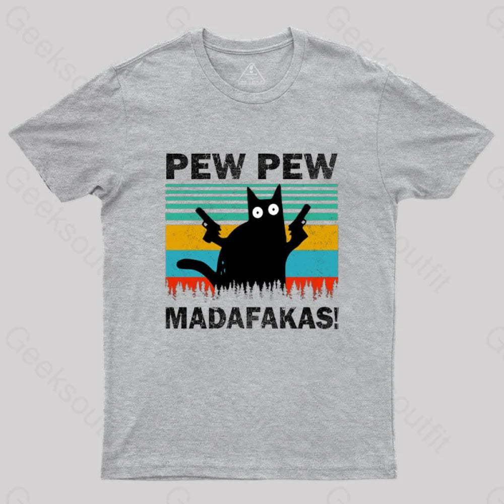 Pew Madafakas T-Shirt Grey / S