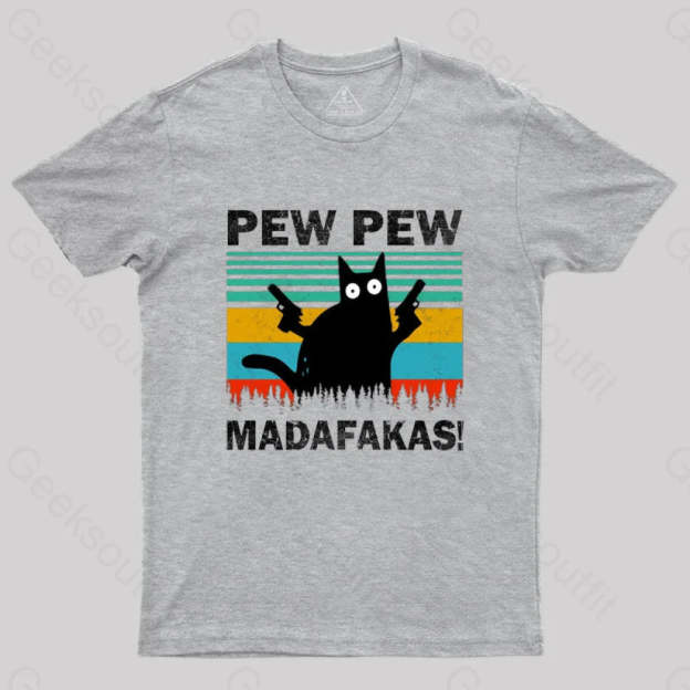 Pew Madafakas T-Shirt Grey / S