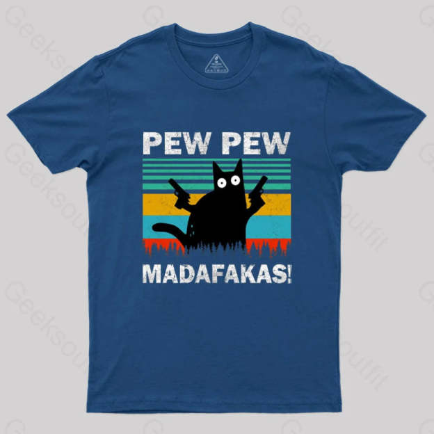 Pew Madafakas T-Shirt Navy / S