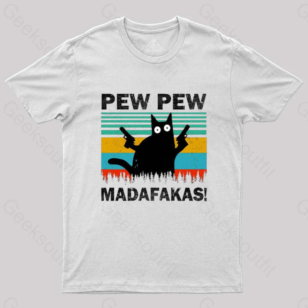 Pew Madafakas T-Shirt White / S