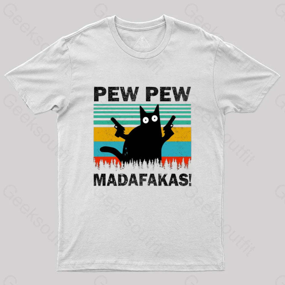 Pew Madafakas T-Shirt White / S