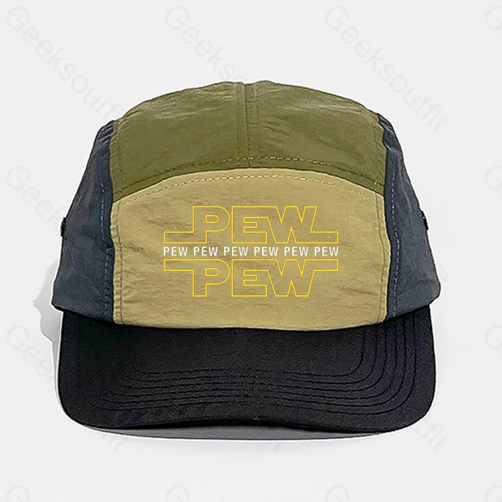 PEW PEW PEW Quick-drying Panel Cap - Geeksoutfit